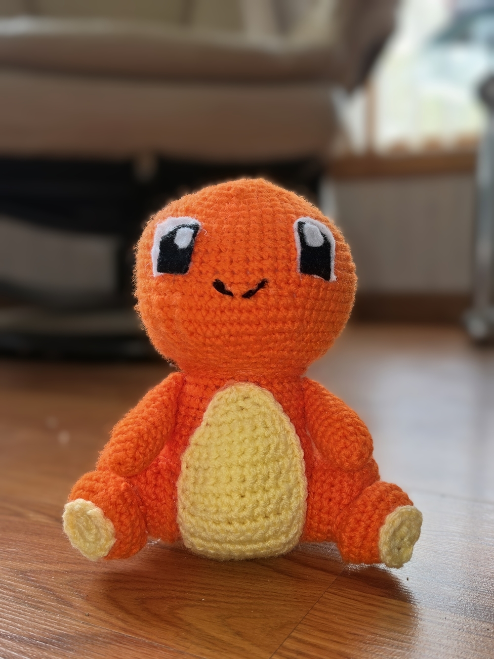 Plush Orange Crochet Pokemon